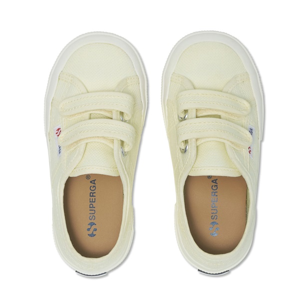 CA Superga 2750 Jstrap Classic Kids Green Lt-F Avorio