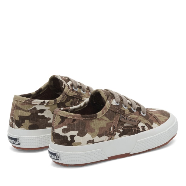 CA Superga 2750 Kids Camo Ripstop Beige Raw Camouflage