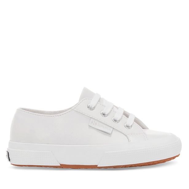 CA Superga 2750 Kids Vegan Faux Leather White